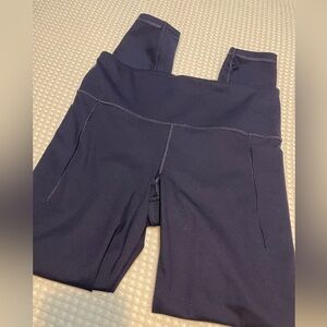 NWOT - GapFit High-Waisted Navy Blue Leggings